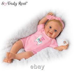 Ashton-Drake Llama Love Vinyl Baby Doll With Custom Outfit by Ping Lau