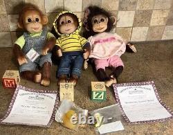 Ashton Drake Lot Monkey Chimp Lot Therapy Doll Vintage Realistic Lifelike