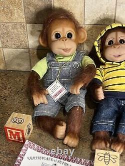 Ashton Drake Lot Monkey Chimp Lot Therapy Doll Vintage Realistic Lifelike