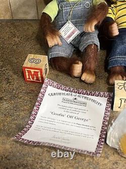 Ashton Drake Lot Monkey Chimp Lot Therapy Doll Vintage Realistic Lifelike