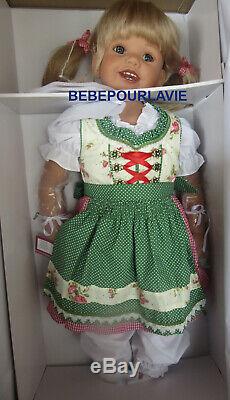 Ashton Drake Louisa Child Doll In Bavarian Costume by Monika Peter-Leicht