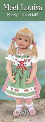 Ashton Drake Louisa Child Doll In Bavarian Costume by Monika Peter-Leicht