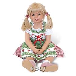 Ashton Drake Louisa Lifelike Child Doll by Monika Peter-Leicht Bavarian NEW