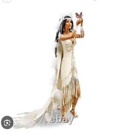 Ashton Drake Love Takes Wing Porcelain Native American Bride Sandra Bilotto Box