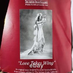 Ashton Drake Love Takes Wing Porcelain Native American Bride Sandra Bilotto Box