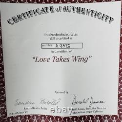 Ashton Drake Love Takes Wing Porcelain Native American Bride Sandra Bilotto Box