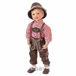 Ashton Drake Luis Boy Child Doll In Bavarian Costume by Monika Peter-Leicht