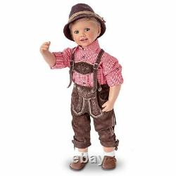Ashton Drake Luis Boy Child Doll In Bavarian Costume by Monika Peter-Leicht