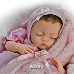 Ashton-Drake Lullaby Baby Doll Handcrafted Realistic Doll by Myra Garza 18