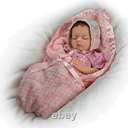 Ashton-Drake Lullaby Baby Doll Handcrafted Realistic Doll by Myra Garza 18