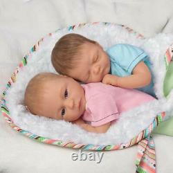 Ashton Drake Madison & Mason TwinsBunting So Truly Real Lifelike Dolls NEW Gift