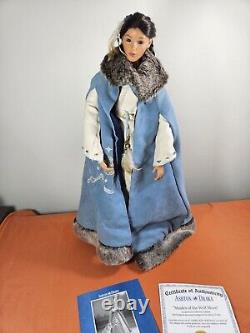 Ashton Drake Maiden Of The Wolf Moon Native Doll Cape Lights Up Collectible