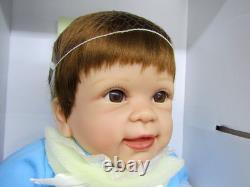 Ashton Drake Mason's First Steps Walking Child Doll withCOA Tested