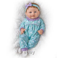 Ashton-Drake Mia Baby Doll And Sparkle Plush Unicorn Set by Violet Parker