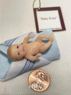 Ashton Drake Micro Miracles 1.5 Sculpted Miniature Baby Dolls Blessed Wee Ones