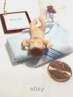 Ashton Drake Micro Miracles 1.5 Sculpted Miniature Baby Dolls Blessed Wee Ones