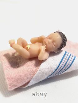 Ashton Drake Micro Miracles 1.5 Sculpted Miniature Baby Dolls Blessed Wee Ones