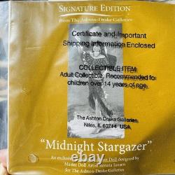 Ashton Drake Midnight Stargazer American Indian Porcelain Swarovski Crystals