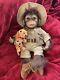 Ashton Drake Milo the Safari Monkey Doll Lifelike with Plush Leopard Animal 16