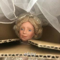 Ashton Drake Monique Forever Starts Today Wedding Dress Porcelain Doll w Stand