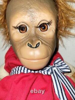 Ashton Drake Monkey Chimp Orangutan 22 by Ina Volprich Realistic Reborn