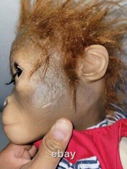 Ashton Drake Monkey Chimp Orangutan 22 by Ina Volprich Realistic Reborn