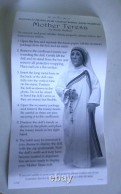 Ashton Drake Mother Teresa Sculpture Doll Porcelain By Kelly RuBert 2005