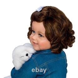 Ashton Drake My New Best Friend Child Doll And Plush Puppy Set by Ping Lau
