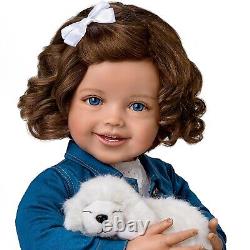 Ashton-Drake My New Best Friend Child Doll And Plush Puppy Set by Ping Lau 24