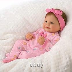 Ashton Drake My Wishes for You Little One Realistic Lifelike Baby Girl Doll 16