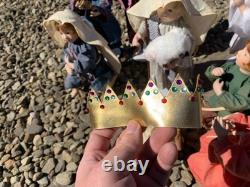 Ashton Drake Nativity Doll Set Oh Holy Night Jesus Mary Joseph King Angel Drumbo