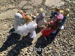 Ashton Drake Nativity Doll Set Oh Holy Night Jesus Mary Joseph King Angel Drumbo