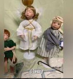 Ashton Drake Nativity Doll Set Oh Holy Night Jesus Mary Joseph King Angel READ