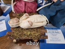 Ashton Drake Nativity Doll Set Oh Holy Night Jesus Mary Joseph King Angel READ