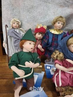 Ashton Drake Nativity Doll Set Oh Holy Night Jesus Mary Joseph King Angel READ