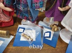 Ashton Drake Nativity Doll Set Oh Holy Night Jesus Mary Joseph King Angel READ