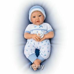 Ashton-Drake New To The Crew TrueTouch Silicone Baby Boy Doll by Michelle Fagan
