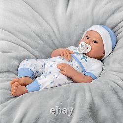 Ashton-Drake New To The Crew TrueTouch Silicone Baby Boy Doll by Michelle Fagan