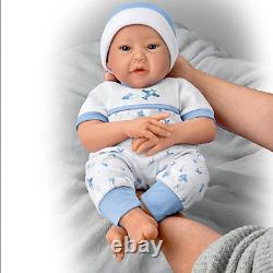 Ashton-Drake New To The Crew TrueTouch Silicone Baby Boy Doll by Michelle Fagan