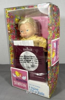 Ashton Drake Newborn Thumbelina Doll Bunny Sleeper 2003 COA Box Move Wiggle