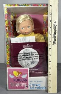 Ashton Drake Newborn Thumbelina Doll Bunny Sleeper 2003 COA Box Move Wiggle