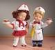 Ashton Drake ORDERS UP Campbell's Soup Porcelain Dolls 100th EXTREMELY RARE