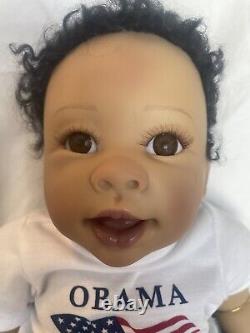 Ashton Drake Obama Birth Of Hope doll Realistic Linda Murray Artist RARE