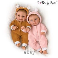 Ashton Drake Oh Deer! The Twins Are Here! Baby Doll Set by Sherry Rawn