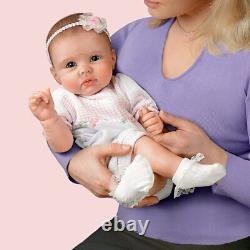 Ashton Drake Olivia's Gentle Touch Realistic Lifelike Baby Girl Doll 22-inches