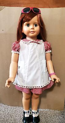 Ashton Drake Patti Playpal Doll withoriginal clothing. Needs cleaning. 34 tall