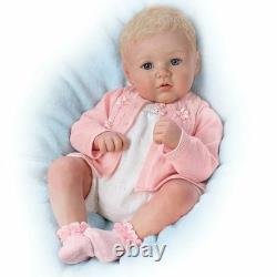 Ashton Drake Perfect In Pink Annika Lifelike Baby Girl Doll by Marissa May
