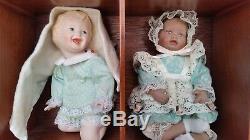 Ashton Drake Picture Perfect Babies Porcelain Mini-Dolls with display case