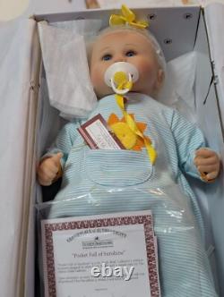 Ashton Drake Pocket Full Of Sunshine Lifelike Doll Newborn Baby Girl