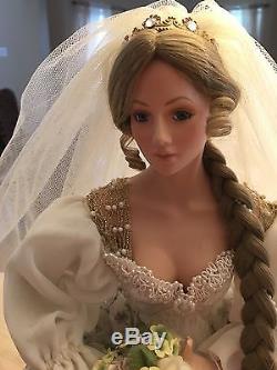 Ashton-Drake Porcelain Doll Rapunzel Bride By Cindy McClure